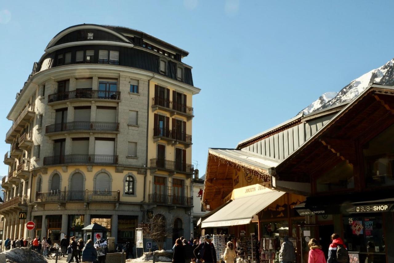 Studio Chaleureux Chamonix Centre Apartment Bagian luar foto